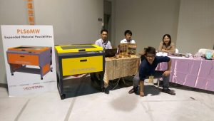 universal laser system booth in Taiwan