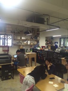 上海的 universal laser system 工作坊