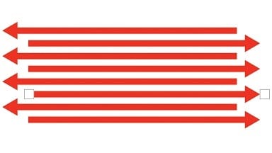 ULS从左到右/从右到左的加工面积